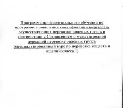 1 класс ДОПОГ